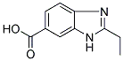 2-Ethyl-3H-benzoimidazole-5-carboxylic acid 结构式