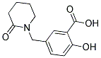 2-HYDROXY-5-(2-OXO-PIPERIDIN-1-YLMETHYL)-BENZOIC ACID 结构式