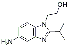 2-(5-AMINO-2-ISOPROPYL-BENZOIMIDAZOL-1-YL)-ETHANOL 结构式