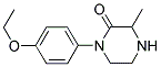 1-(4-ETHOXYPHENYL)-3-METHYLPIPERAZIN-2-ONE 结构式