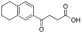 4-OXO-4-(5,6,7,8-TETRAHYDRONAPHTHALEN-2-YL)BUTANOIC ACID 结构式