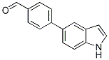 4-(1H-INDOL-5-YL)BENZALDEHYDE 结构式