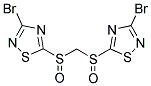 BIS(3-BROMO-1,2,4-THIADIAZOL-5-YLSULFINYL)METHANE 结构式