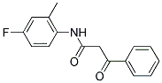 N-(4-FLUORO-2-METHYLPHENYL)-3-OXO-3-PHENYLPROPANAMIDE 结构式
