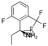 (S)-1-(2-FLUORO-6-(TRIFLUOROMETHYL)PHENYL)PROPAN-1-AMINE 结构式