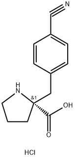 (R)-2-(4-Cyanobenzyl)pyrrolidine-2-carboxylicacidhydrochloride