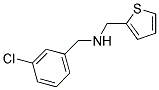 1-(3-Chlorophenyl)-N-(thien-2-ylmethyl)methanamine 结构式