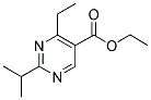 ETHYL-2-ISOPROPYL-4-ETHYL-5-PYRIMIDINE CARBOXYLATE 结构式