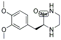 (S)-3-(3,4-DIMETHOXY-BENZYL)-PIPERAZIN-2-ONE 结构式