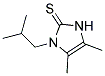 1-ISOBUTYL-4,5-DIMETHYL-1,3-DIHYDRO-2H-IMIDAZOLE-2-THIONE 结构式