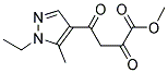 4-(1-Ethyl-5-methyl-1 H-pyrazol-4-yl)-2,4-dioxo-butyric acid methyl ester 结构式