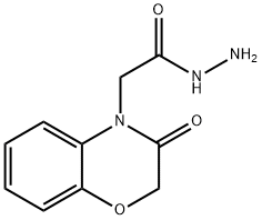 2,3-二氢-3-氧代-4H-1,4-苯并噁嗪-4-乙酸酰肼 结构式
