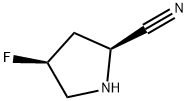 (2S,4S)-4-氟吡咯烷-2-甲腈 结构式