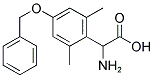 Amino-(4-benzyloxy-2,6-dimethyl-phenyl)-acetic acid 结构式