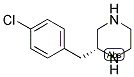 (R)-2-(4-CHLORO-BENZYL)-PIPERAZINE 结构式