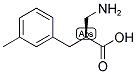 (S)-2-AMINOMETHYL-3-M-TOLYL-PROPIONIC ACID 结构式