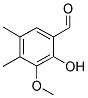 2-HYDROXY-3-METHOXY-4,5-DIMETHYL-BENZALDEHYDE 结构式