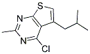 4-CHLORO-5-ISOBUTYL-2-METHYLTHIENO[2,3-D]PYRIMIDINE 结构式