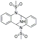 8,16-Bis(methylsulfonyl)-8,16,17-triazatetracyclo[7.7.1.0~2,7~.0~10,15~]heptadeca-2,4,6,10,12,14-hexaene 结构式