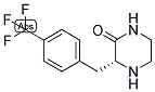 (R)-3-(4-TRIFLUOROMETHYL-BENZYL)-PIPERAZIN-2-ONE 结构式