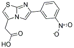 [6-(3-NITRO-PHENYL)-IMIDAZO[2,1-B]THIAZOL-3-YL]-ACETIC ACID 结构式