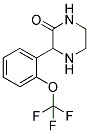 3-(2-TRIFLUOROMETHOXY-PHENYL)-PIPERAZIN-2-ONE 结构式