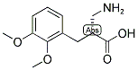 (R)-2-AMINOMETHYL-3-(2,3-DIMETHOXY-PHENYL)-PROPIONIC ACID 结构式