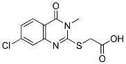(7-CHLORO-3-METHYL-4-OXO-3,4-DIHYDRO-QUINAZOLIN-2-YLSULFANYL)-ACETIC ACID 结构式
