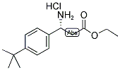 (R)-3-AMINO-3-(4-TERT-BUTYL-PHENYL)-PROPIONIC ACID ETHYL ESTER HCL 结构式