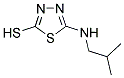 5-(ISOBUTYLAMINO)-1,3,4-THIADIAZOLE-2-THIOL 结构式