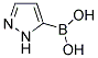 1H-PYRAZOLE-5-BORONIC ACID 结构式