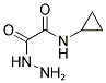 N-CYCLOPROPYL-2-HYDRAZINO-2-OXOACETAMIDE 结构式