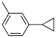 1-CYCLOPROPYL-3-METHYLBENZENE 结构式