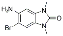 5-AMINO-6-BROMO-1,3-DIMETHYL-1,3-DIHYDRO-BENZOIMIDAZOL-2-ONE 结构式