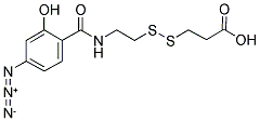 3-[2-(P-AZIDOSALICYLAMIDO)ETHYLDITHIO]PROIONIC ACID 结构式