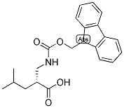 (R)-2-[(9H-FLUOREN-9-YLMETHOXYCARBONYLAMINO)-METHYL]-4-METHYL-PENTANOIC ACID 结构式