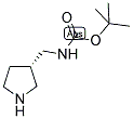 (S)-3-N-BOC-氨甲基吡咯烷 结构式