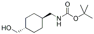 TERT-BUTYL (TRANS-4-HYDROXYMETHYLCYCLOHEXYLMETHYL)CARBAMATE 结构式