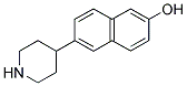 6-PIPERIDIN-4-YL-NAPHTHALEN-2-OL 结构式