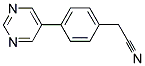 4-(5-嘧啶基)苯基]乙腈 结构式