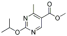 METHYL-2-ISOPROPOXY-4-METHYL-5-PYRIMIDINE CARBOXYLATE 结构式