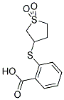 2-[(1,1-DIOXIDOTETRAHYDROTHIEN-3-YL)THIO]BENZOIC ACID 结构式