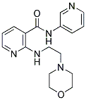 2-(2-MORPHOLIN-4-YL-ETHYLAMINO)-N-PYRIDIN-3-YL-NICOTINAMIDE 结构式