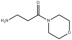 3-AMINO-1-MORPHOLIN-4-YL-PROPAN-1-ONE 结构式