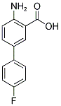 4-AMINO-4'-FLULORO[1,1'-BIPHENYL]-3-CARBOXYLIC ACID 结构式