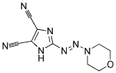 2-[(E)-Morpholin-4-yldiazenyl]-1H-imidazole-4,5-dicarbonitrile 结构式