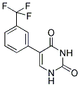 5-[3-(TRIFLUOROMETHYL)PHENYL]-2,4(1H,3H)- PYRIMIDINEDIONE 结构式