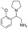 2-(2-甲氧基苯基)-2-(吡咯烷-1-基)乙-1-胺 结构式