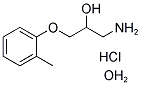 1-AMINO-3-O-TOLYLOXY-PROPAN-2-OLHYDROCHLORIDE HYDRATE 结构式