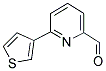 6-(3-噻吩基)吡啶-2-醛 结构式
